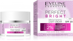 Valgendav n&auml;okreem Eveline Cosmetics Perfect Bright Brightening SPF20, 50ml