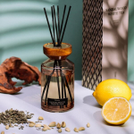 Homla WOODY BLEND sandlipuu ja valge tee difuuser (pulkadega) 200 ml