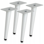 4x Mav&ouml; m&ouml;&ouml;blijalg valge m&ouml;&ouml;bli jalg kapi jalg kaldjalad 20cm