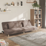 2-kohaline diivanvoodi patjadega, pruunikashall, kangas CFE37901