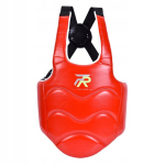 Karate rinnakaitse, poksipadi, kehakaitse rasketele l&ouml;&ouml;kidele, punane, S suurus