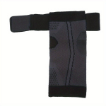 Reguleeritav H&uuml;ppeliigese Tugiside, 9.91cm X 25.27cm Elastne Hingav Kangas, Must/Roheline , Must v&auml;rv