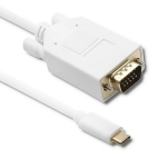 Qoltec USB C VGA 1m