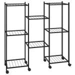 lillealus ratastel, 83 x 25 x 83,5 cm, must, raud CFE12560