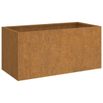 taimekast，&otilde;iepott，lillepott, 62x30x29 cm, Corten teras CFE86778
