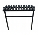 Kokkupandav kalmistupink, must