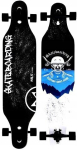 Longboard Nils Extreme Skull, puidust, profileeritud, 103 cm, vastupidav