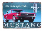 Plaat / Dekoratiivne tahvel Ford Mustang The Unexpected