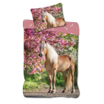 Laste voodipesukomplekt Horses, 100x135, 2-osaline