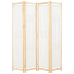 4 paneeliga sirm，ruumijagaja, kreemjas, 160 x 170 x 4 cm, kangas CFE651837