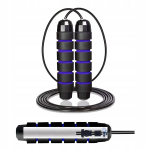 Cornix Speed Rope Classic Xr-0147 Black/blue tugev h&uuml;ppen&ouml;&ouml;r laagritega, reguleeritav cardio crossfit treeninguteks
