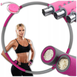 Focus Sport Hula Hoop vahustatud, salendav, raskusega, premium fitness, kokkupandav
