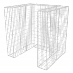 Dekoratiivne gabioon 110x100x120 cm, h&otilde;bedane, tsingitud teras, 3,5 mm