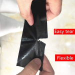 Chuangseed Black tugevast kangast teip, 50m x 75mm, veekindel