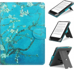 Hoyixi universaalne &uuml;mbris 6,8-tollisele, 7-tollisele Kindle e-lugerile, &uuml;hildub Paperwhite 2024-2019/kobo Clara Hd/kobo Clara 2e nahast alusega kaitse&uuml;mbris 6-6,8-tollisele Pocketbook/tolino/sony