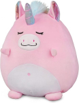 Marsjoy 20 cm roosa &uuml;kssarviku pl&uuml;&uuml;&scaron;ist padja m&auml;nguasi, pehme kaisukaru, armas &uuml;kssarvik, kawaii pehme padi t&uuml;drukutele, lastele s&uuml;nnip&auml;evadeks, j&otilde;uludeks