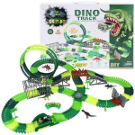 Dino Track Controlled Car Racing Dinosaur Park 250, Dino takelis valdomas automobilių lenktynių dinozaurų parkas 250