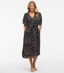 Vila Naiste Kleit 14105416*01, must/beež