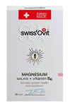 Toidulisand Swissovit magneesiummalaat + vitamiin B6, 30 kapslit