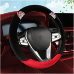 Jnnj Roolikate, libisemiskindel roolikate, roolikate multifilmi k&otilde;rvadega, hingav universaalne roolikate, bling dekooritarvikud naistele (punane)