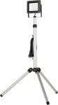 Rev ehitusprožektor statiiviga - 30 w, 2550 lm, 6500 k, vastupidav ehitusplatsi lamp ehitusplatsile, t&ouml;&ouml;kotta ja keldrisse, ehituslamp ip65 sise- ja v&auml;listingimustes kasutamiseks, h&otilde;bedane