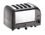 Dualit 4-viilu r&ouml;ster, Vario Classic, Metallic Charcoal