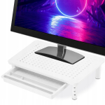 Monitori hoidja Gockowiak reguleeritav metallist monitori/s&uuml;learvuti alus sahtliga