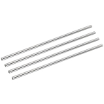 Sourcing map 4 tk 304 metallist aia postid, 8 mm x 300 mm metallvardad isetegemise k&auml;sit&ouml;&ouml;, mootorrataste, kaunistuste, aia jaoks