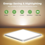 Zemty Led laevalgusti, 2100 lm lame laevalgusti soe neutraalne k&uuml;lm valge 3000 K / 4000 K / 6500 K, Led-paneeliga laevalgusti vannituppa, elutuppa, koridori, k&ouml;&ouml;ki, magamistuppa, vannituppa - &uuml;li&otilde;huke