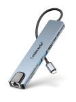 Lemorele s USB-C Hub 8-in-1, 100 W PD, HDMI 4K, Ethernet