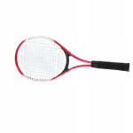 Kerge t&auml;iskasvanute tennisereket libisemiskindel naistele meestele treening punastele