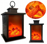 Latern kamin latern tulega leek tule imitatsioon led 3d