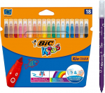 Bic Kids Kid Couleur viltpliiatsid, 18 v&auml;rvi