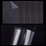 Niceneeded 5 l&auml;bipaistvat pet-lehte, 11,7 x 8,3 x 0,02 tolli, l&auml;bipaistvad plexiglass-lehed kaitsepaberiga, paindlikud plaadid maalimiseks, k&auml;sit&ouml;&ouml;ks, pildiraamideks