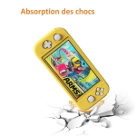 Silicone Karp - Phonillico - &Uuml;hildub Nintendo Switch Lite - Kollane - Kraapimisvastane - L&ouml;&ouml;gikindel