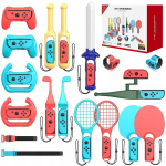 18-in-1 tarvikute komplekt Joy-con Nintendo Switch spordik&auml;epidemetele tennise jaoks