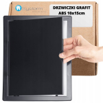 Plastikust revisiooniluuk 15x30 grafiit Abs 150x300mm, must