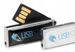 USB pulk Reklaam-usb-m&auml;lupulk logoga pdslim-24 Doming 16gb tr&uuml;kiga, 10 tk
