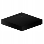 Durasan kandiline du&scaron;ialus Kw-90 Gryf 90x90x14cm must, toodetud Poolas