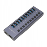 10 pordiga 60 W Usb 3.0 jaotur individuaalsete Gf-idega