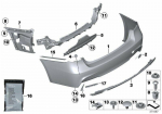 Bmw 3 F31 Towing Eye Flap Originaal 51128056616
