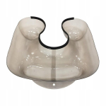 Salongi kaelatugi Professionaalne kaelatoe konteiner Perming kaelatugi must