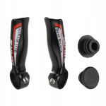 1 paar m&auml;giratta lenksu otsikuid 22.2mm 7/8 "jalgratta lenksu otsad punased