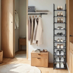 Jalan&otilde;ude riiul, 10 tasandit, 33 x 33 x 173 cm, Hall