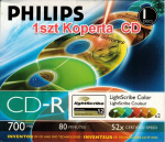 Philips Cd-r lightscribe color 1 tk &uuml;mbrik cd