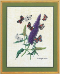 Eva Rosenstand komplekt komplekt &bdquo;butterfly Shrub&ldquo; loendatud ristpistes