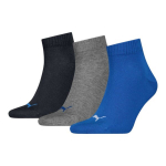Puma meeste sokid, 3 paari 938589*08, sinine+hall