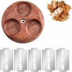 Wjelet leivak&auml;&auml;rimisnuga, pagarinoa terava teraga, leivanuga leiva kaunistamiseks, tainanoa pagarinoa 5 terava teraga diy leivamustri jaoks.