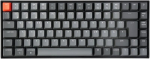 Keychron K2 75% 84 klahviga Hot-swap mehaaniline Bluetooth m&auml;nguriklaviatuur Iso De paigutus Gateron Blue Switch Rgb taustavalgustusega kompaktne juhtmevaba arvutiklaviatuur Mac Windowsile