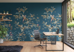 Rasch tapeet 362831 &ndash; fototapeet fliiselkangal lindude ja okstega sinises, pruunis ja punases toonis kollektsioonist Magicwalls &ndash; 3,00 m x 2,12 m (p x L)